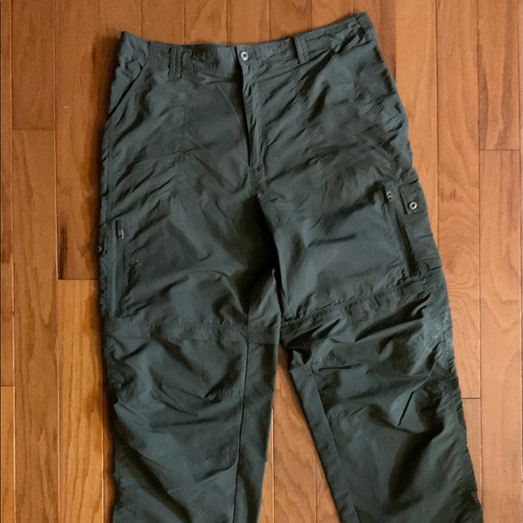 Eastern Mountain Sports Khaki Green Convertible Zipper 🪰 Pants! - Picture 2 of 9